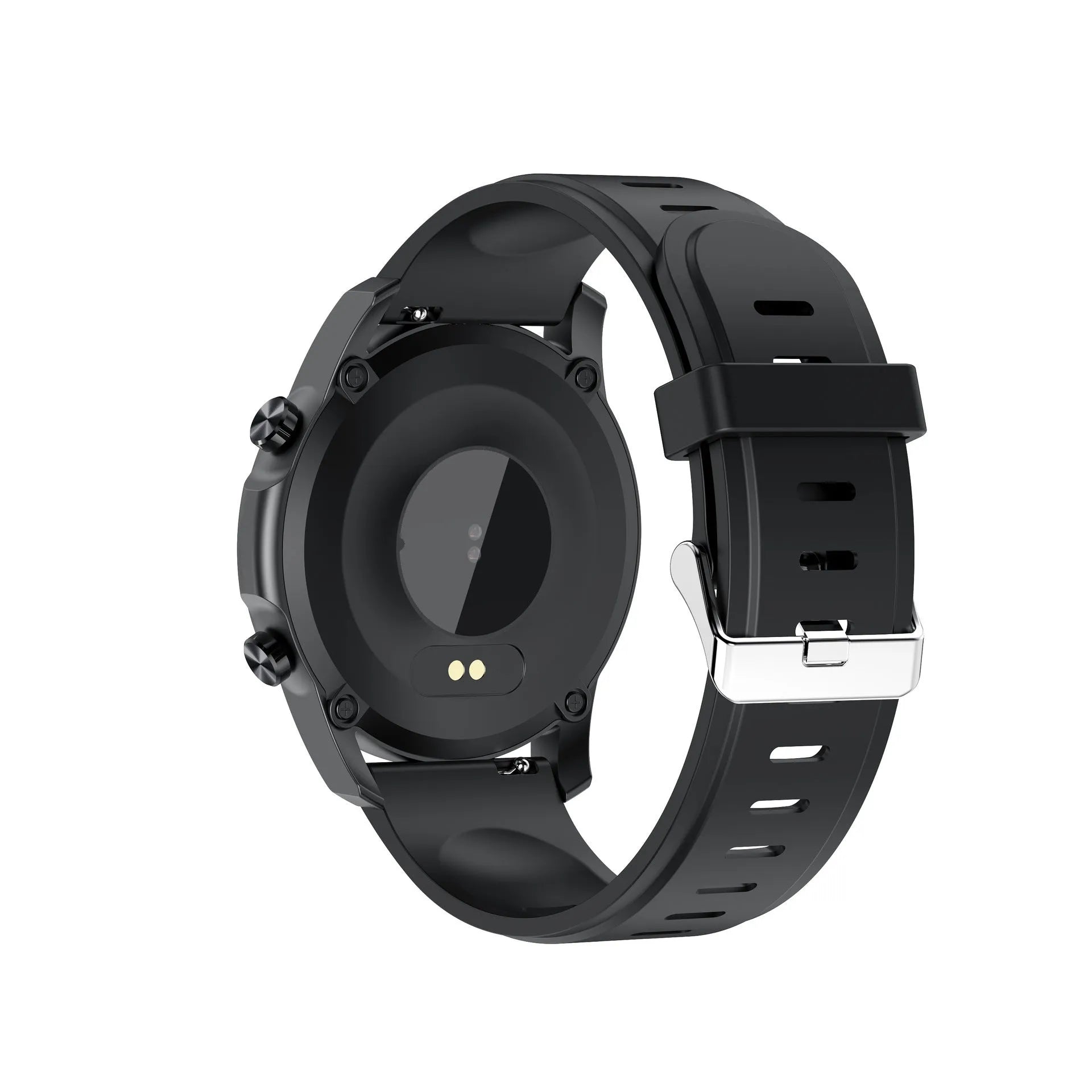 Youth2 black smart bracelet with body temperature monitoring on a wrist, showing 1.3-inch touch screen.