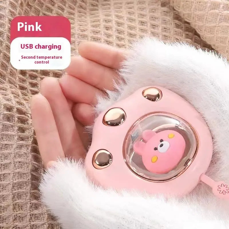 USB digital hand warmer heating pad in chosen colour with display.