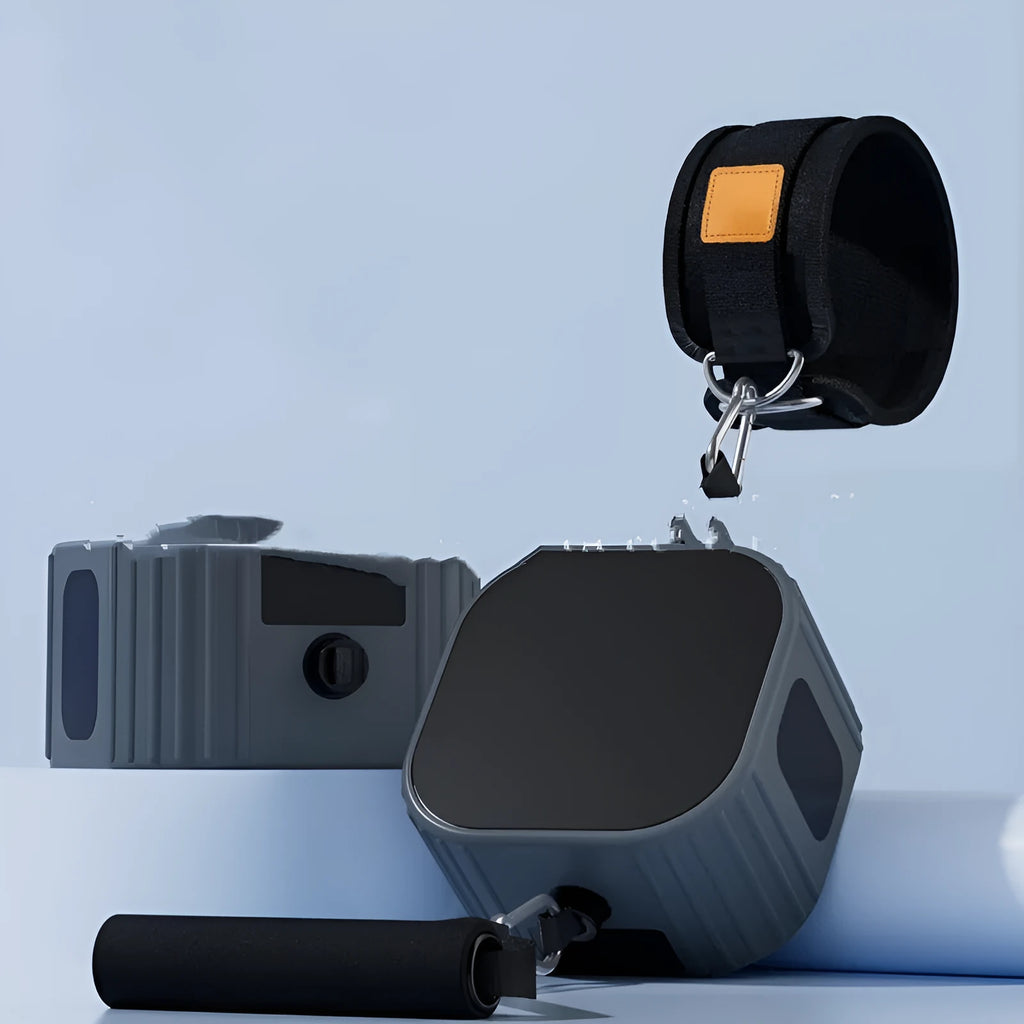 Multifunctional fitness equipment combining chest expander and rowing functions with adjustable resistance