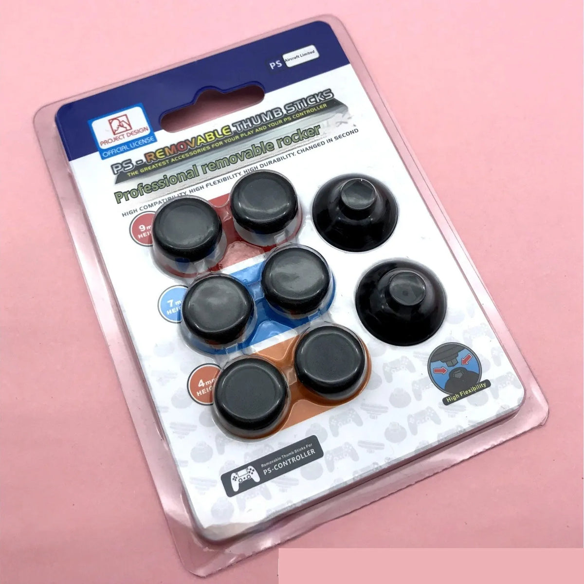 Universal 8-in-1 non-slip controller rocker set for PS4 Xbox One PC in multiple colours