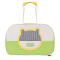 Outdoor foldable cat school backpack in oxford cloth, shown in a blue colour variant.