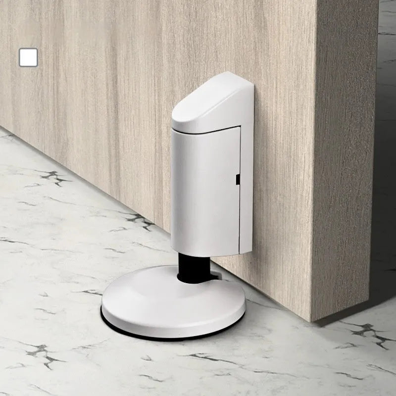 Zinc alloy invisible door stopper in six colour options for modern bedrooms