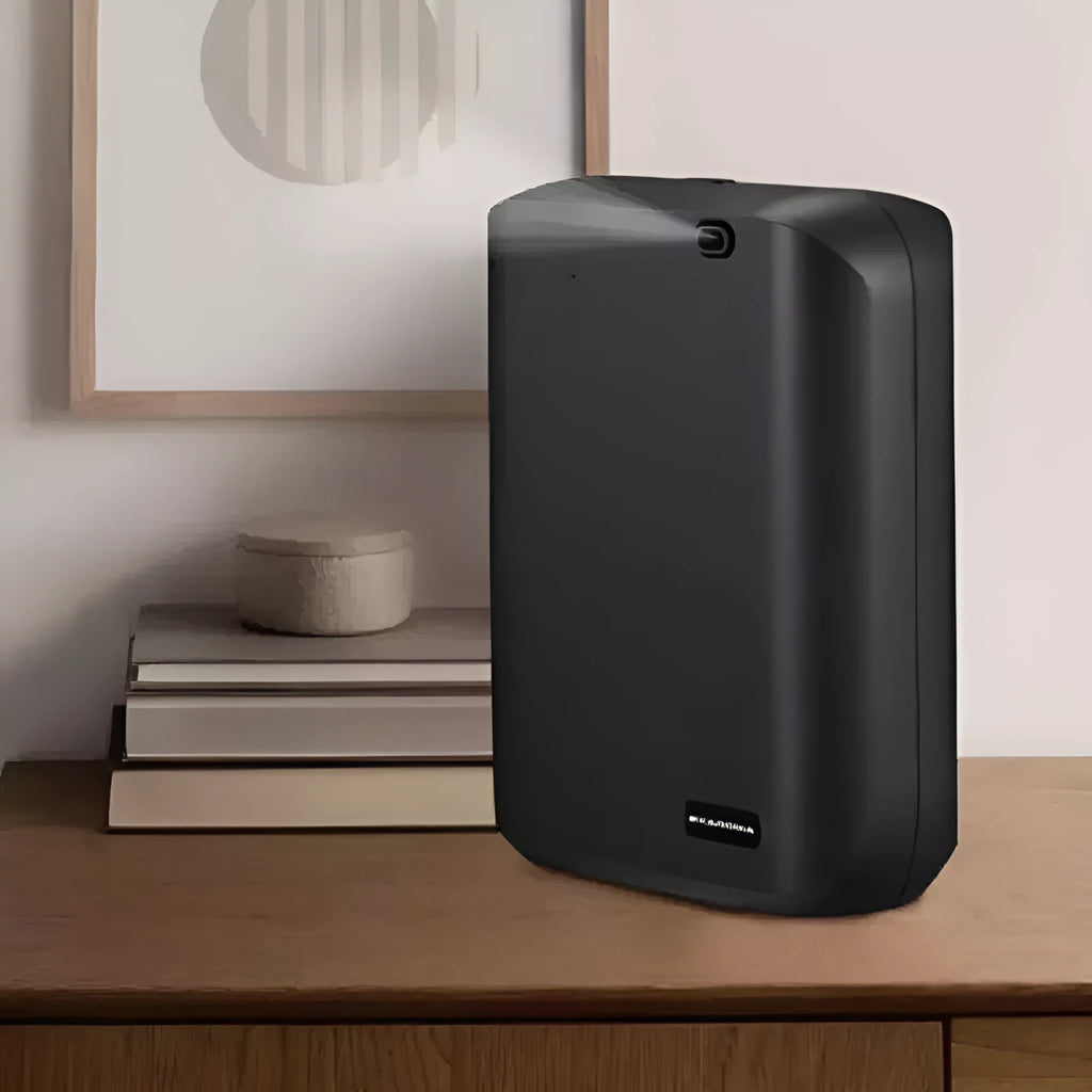 White wall mount essential oil diffuser with smart APP control and 150ml capacity
