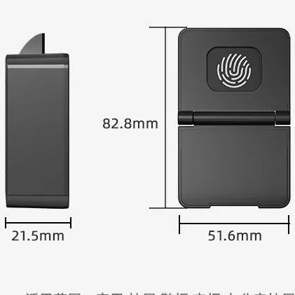 F079 invisible drawer lock with key and English packaging for no-drill installation