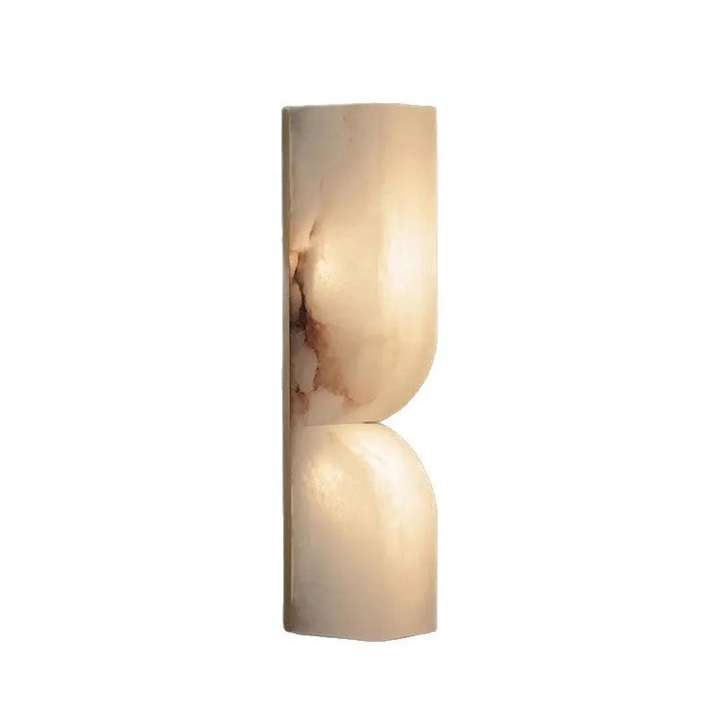 Copper Nordic wall lamp strip with warm light bedside illumination