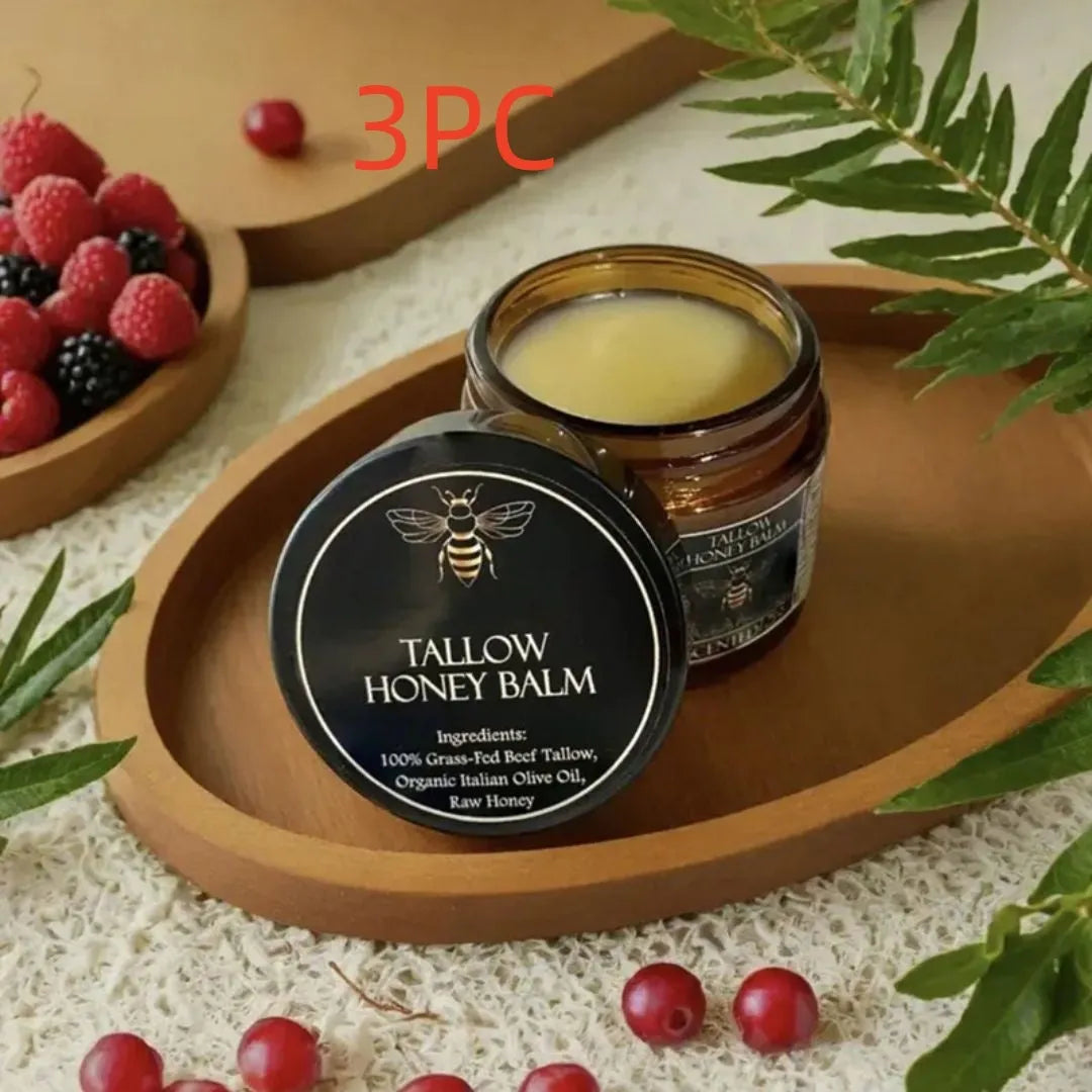Honey Butter Moisturising Facial Cream jar with 57g net content, shown with Citrus, Lavender and Fragrance-Free options.