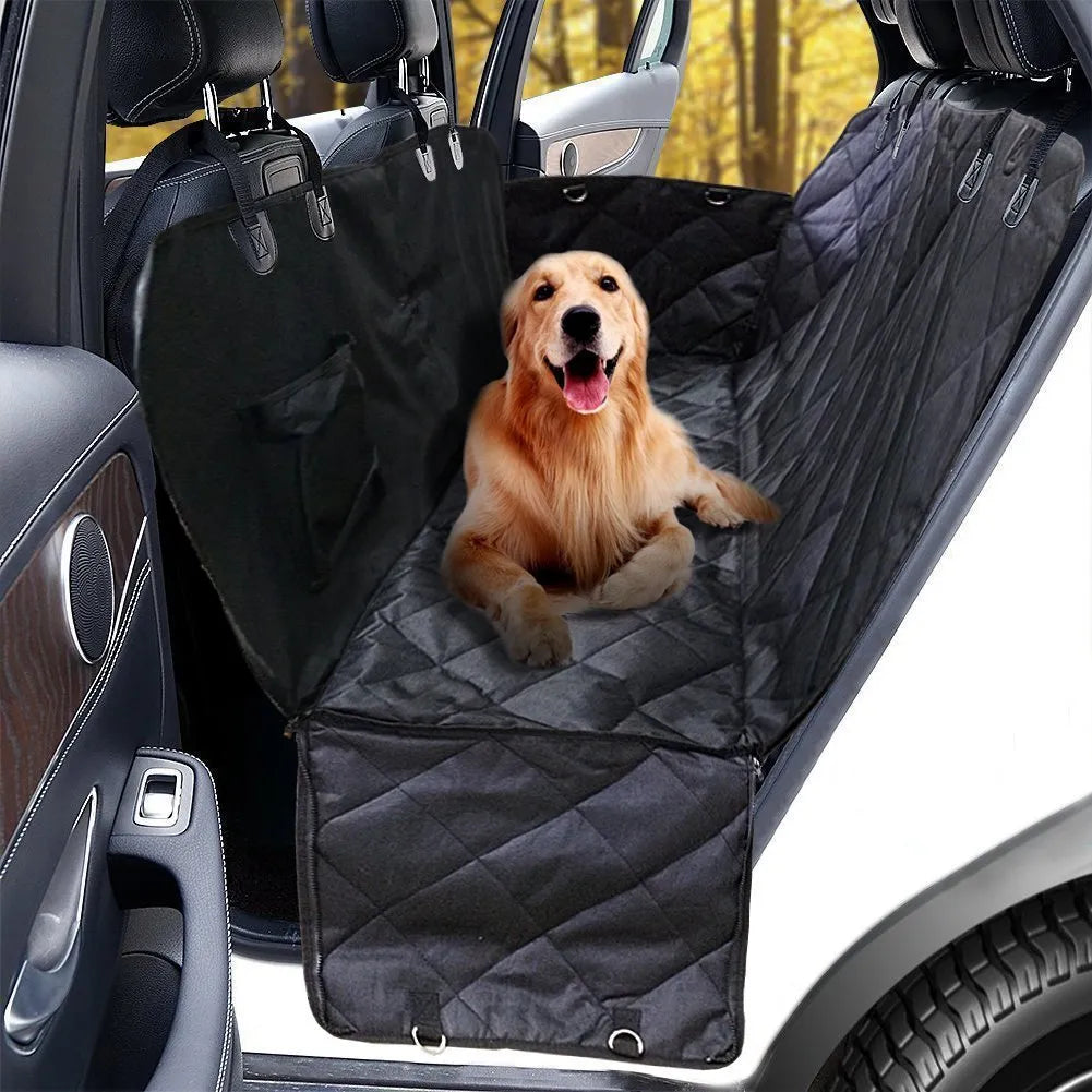 Car anti-dirty simple pet rear dog mat 147x137x40cm cloth cushion for large and medium dogs