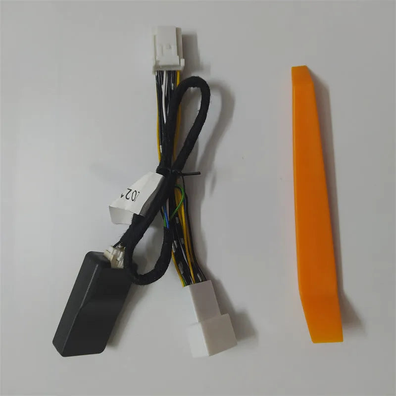 Black Rongfang line tyre pressure monitoring module for Toyota vehicles with power cord