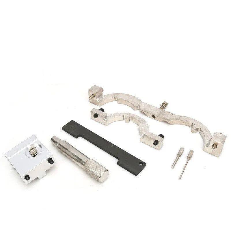 Red chrome-vanadium steel timing tool kit for Opel 1.4 LUJ engine repair.