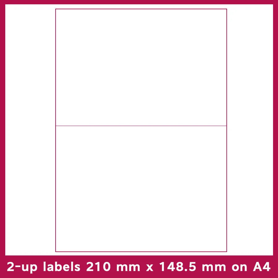 A4 FBA barcode label paper sheets showing ten different grid configurations for inventory labelling
