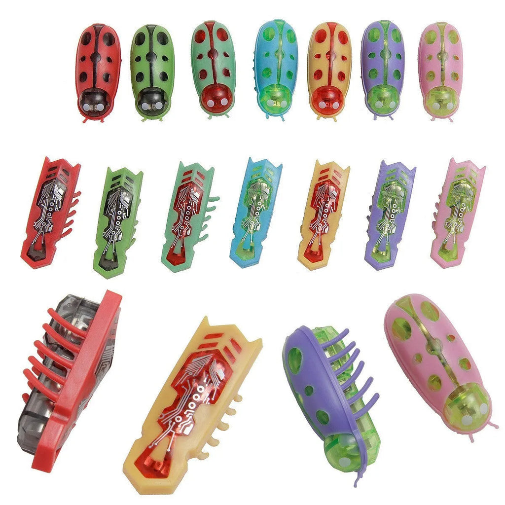 Miniature electric toothbrush worm cat teaser toy in plastic with jumping insects design