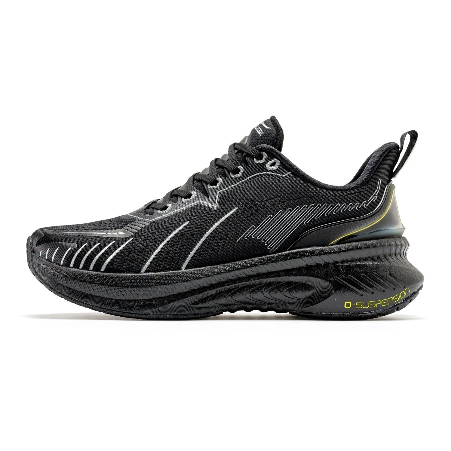 Low-top running sneaker in a selected colour, showing PU mesh upper and rubber sole with decorative embroidery or tassel.