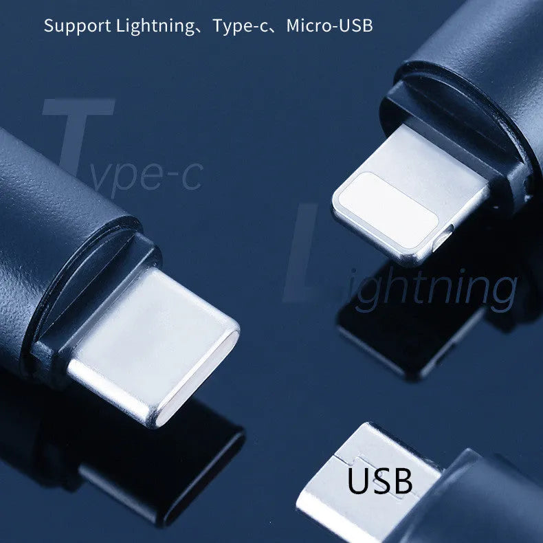 Capsule infrared remote control emitter with Lightning, USB-C and Micro-USB interface options