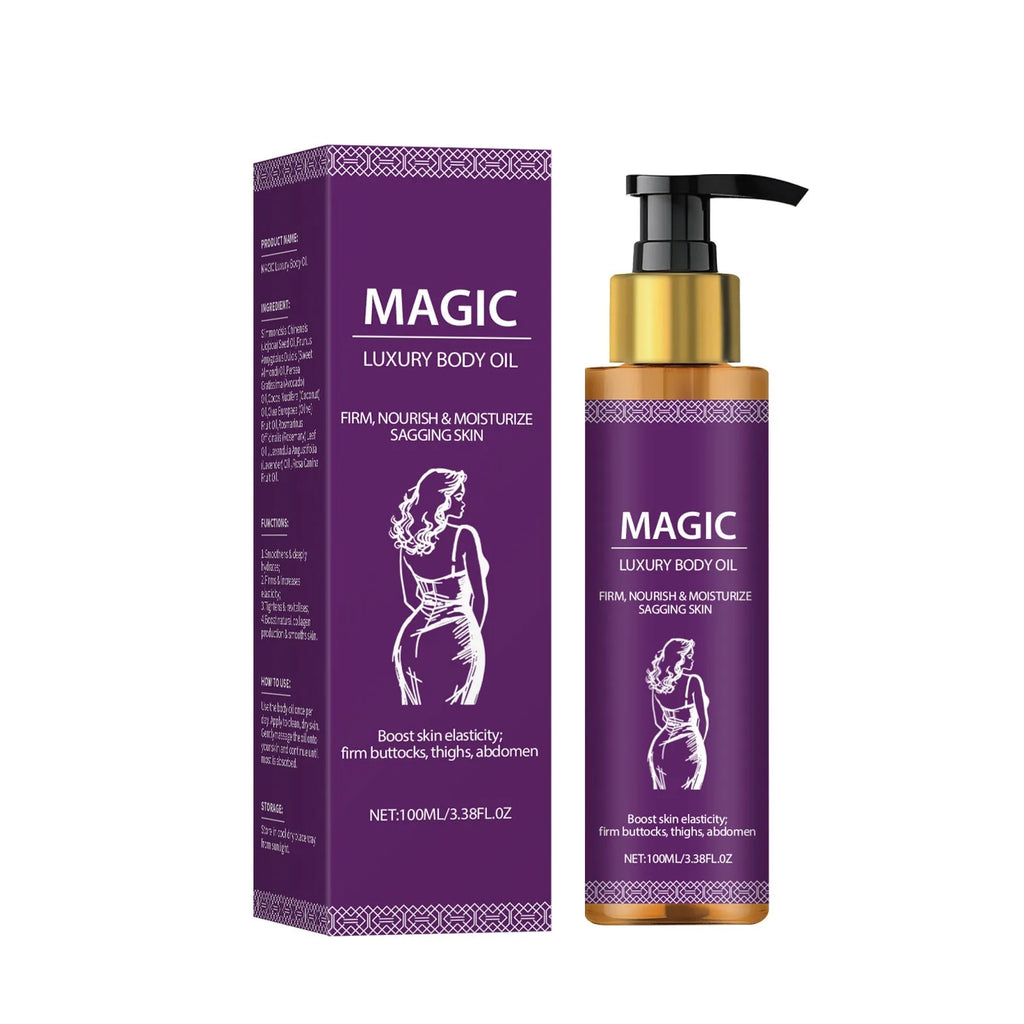 100ml nursing oil treatment bottle with jojoba, camellia and sweet almond oils