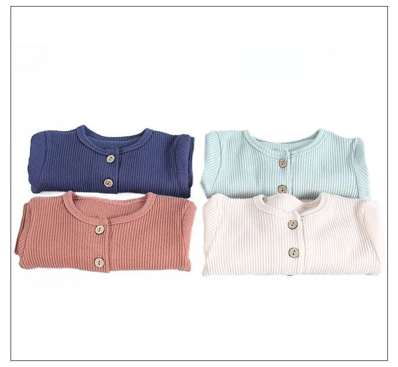 Cotton denim baby jumpsuit for newborn girls, long sleeve, autumn winter outfit, available in multiple colours
