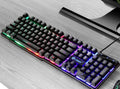 TX35 mechanical feeling keyboard in white plastic with 1.5m cable for laptop and desktop use