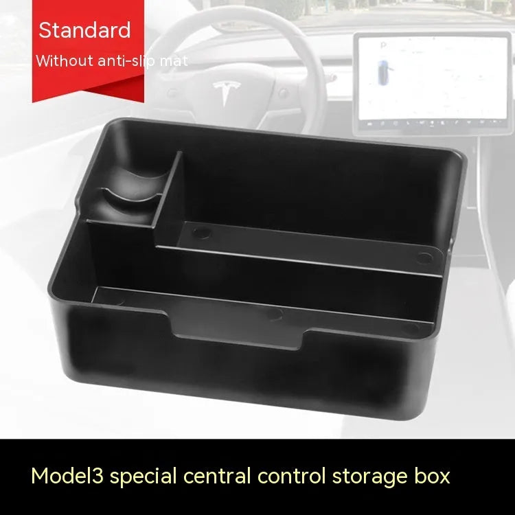 Plastic storage organiser tray for Tesla Model 3 Model X Model S centre console retrofit