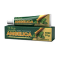 120g tube of herbal toothpaste with angelica sinensis and kelp extract, fluoride free.
