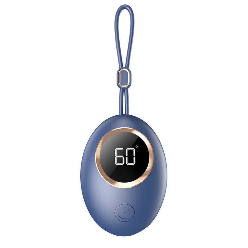 USB digital hand warmer heating pad in chosen colour with display.