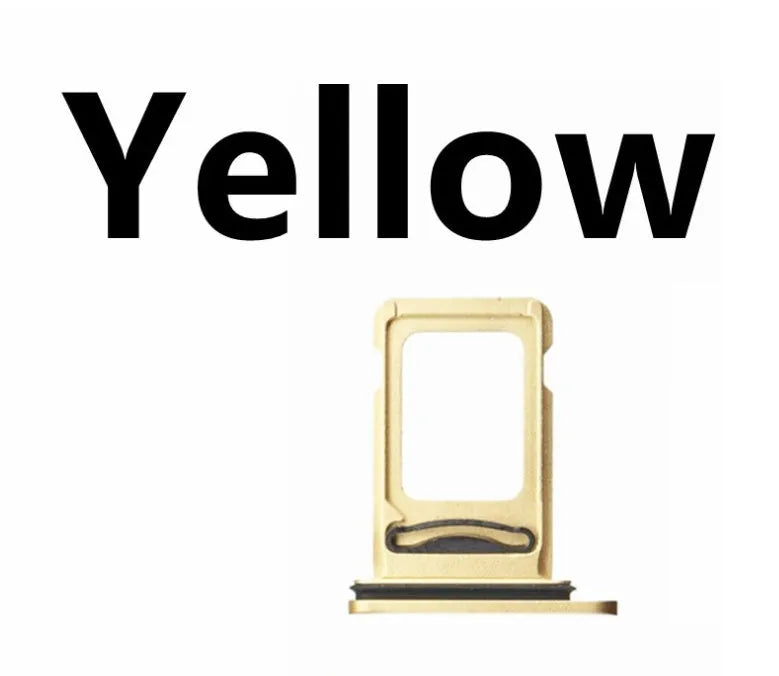 Aluminium alloy SIM card tray for Apple iPhone with electroplated finish and SIM card slot cutout