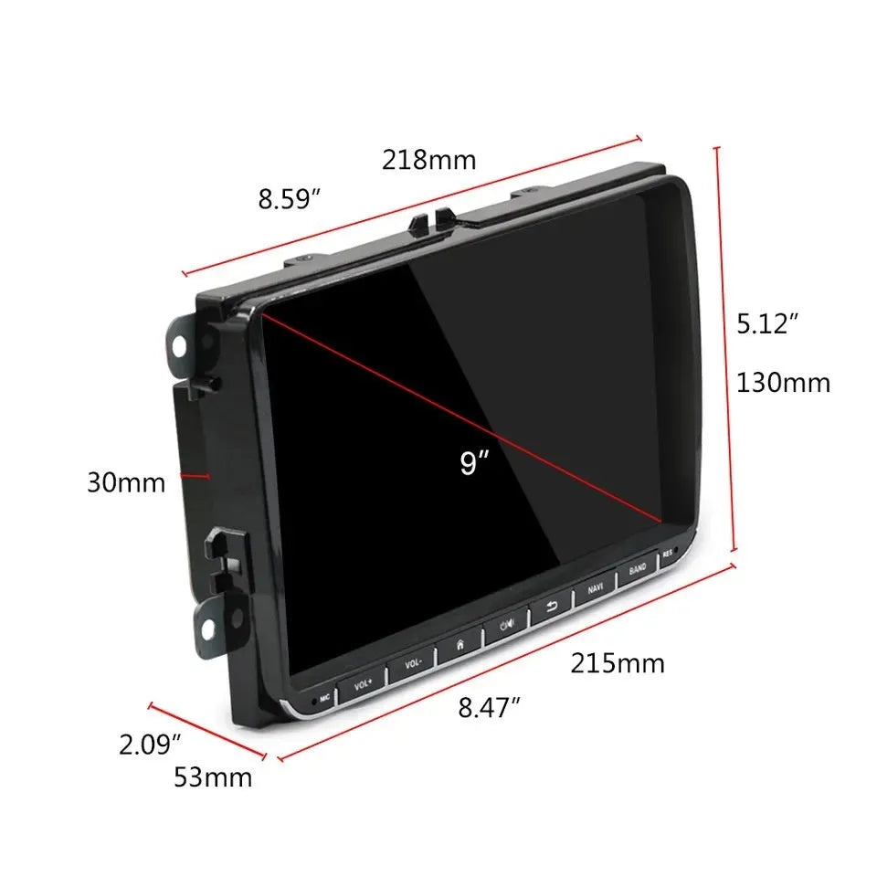Nissan 350Z 2003-2009 double din car stereo with 7-inch Android Auto touchscreen and GPS navigation