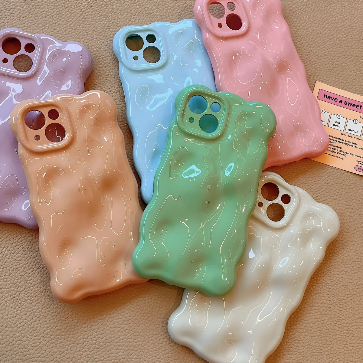 TPU phone case with irregular meteorite pattern in taro purple for iPhone 14 Pro Max anti-drop protection