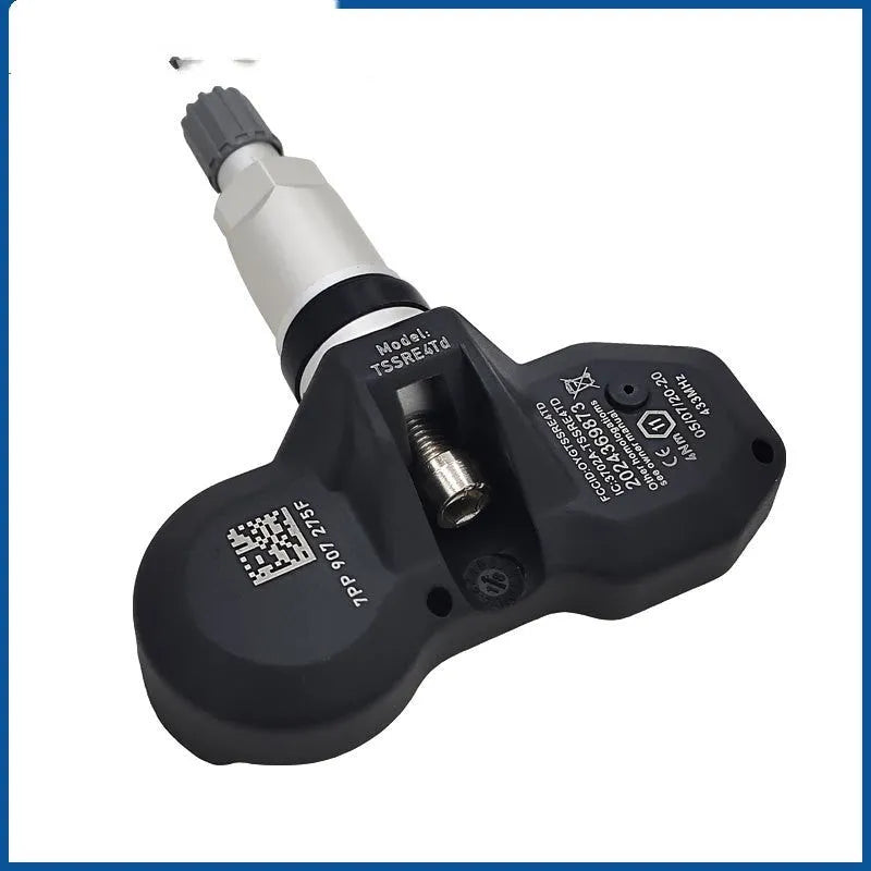 Black Audi-compatible tyre pressure monitoring sensor replacement part