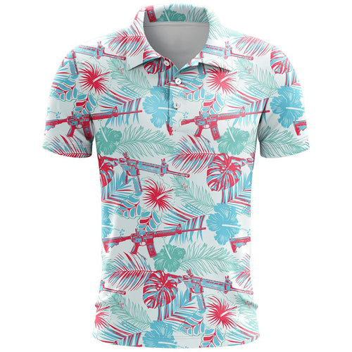 3D printed pattern sports short sleeve top in bird eye cloth fabric showing loose fit design