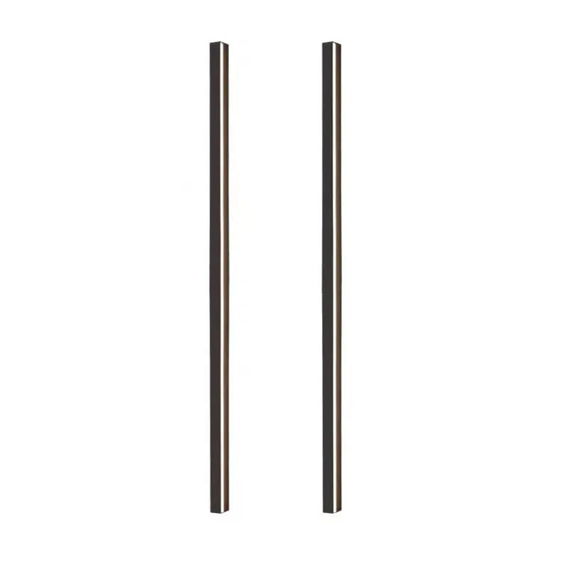 80cm long black aluminium strip LED wall lamp with touch control for three light colours.