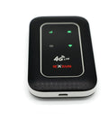 Black 4G portable wifi wireless hotspot router with USB power, 150Mbps, built-in firewall
