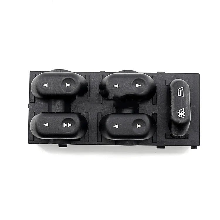 Black electric car window switch for Ford models made of ABS
