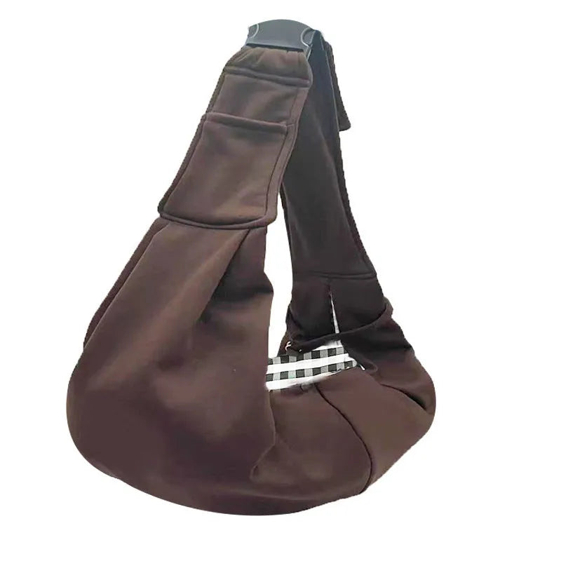 Soft polyester dog carrier bag with adjustable shoulder strap in multiple colour options