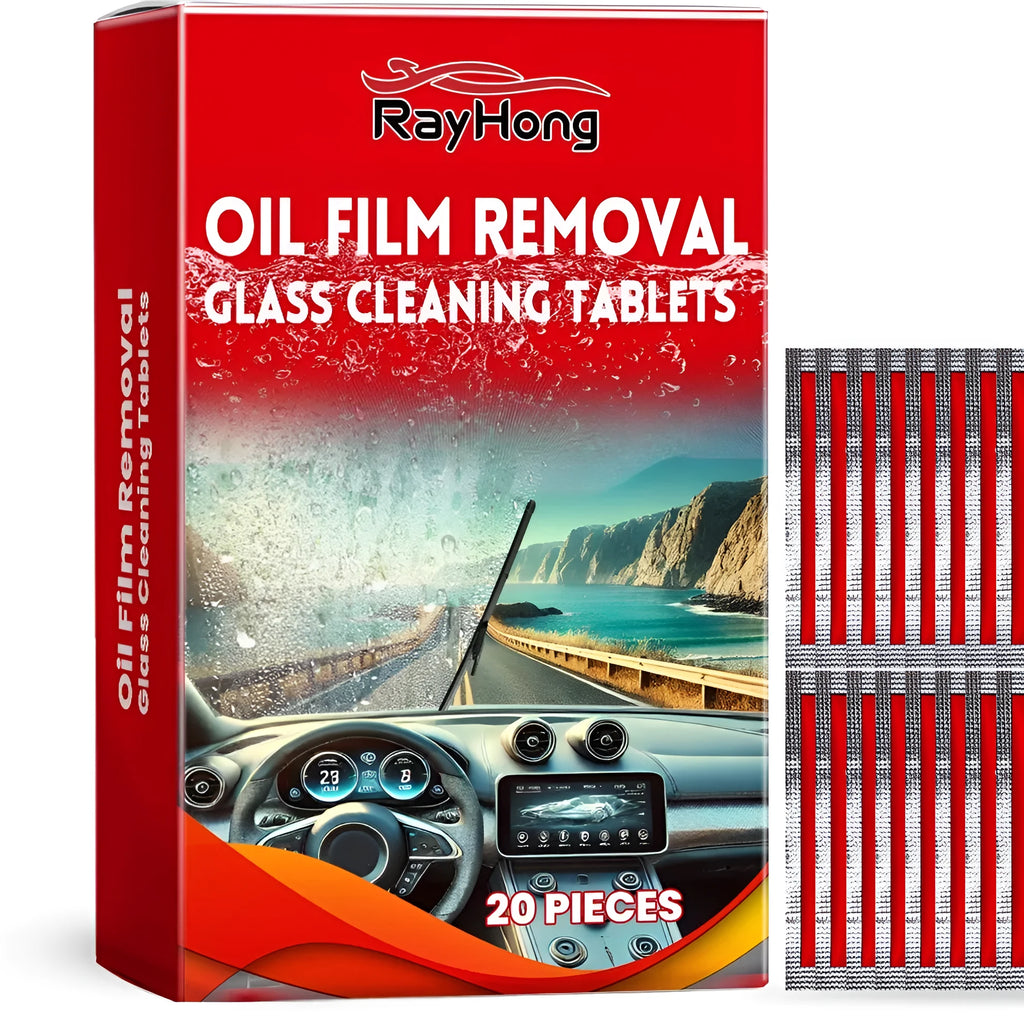 Glass cleaning tablets 6cm dry sheets for windows and mirrors multipack 20 or 30 pieces