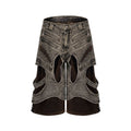 Men's two-tone splicing denim vest with front zip closure, sleeveless design