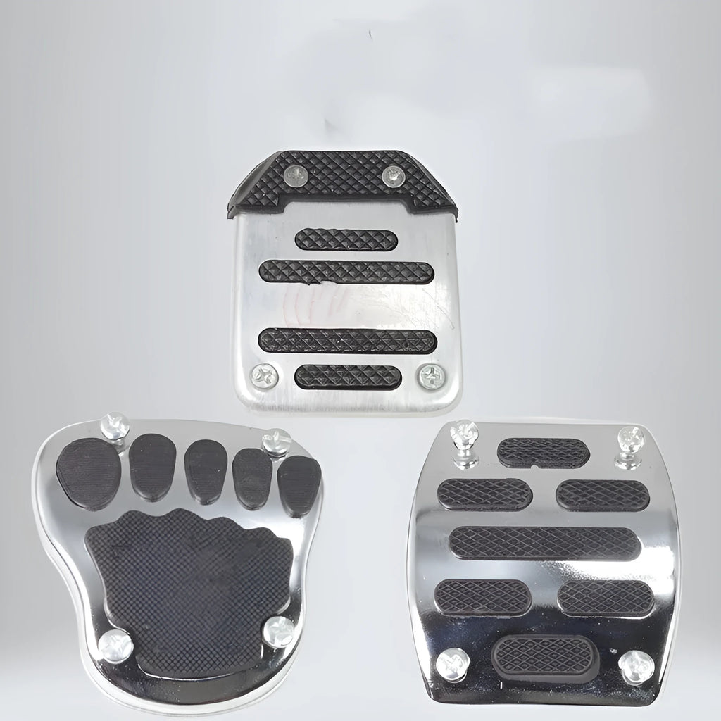 Metal motorcycle brake pedal skid plate replacement part for scooters