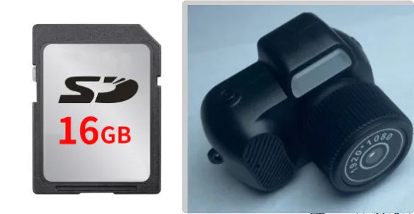 Black Y3000 HD compact sports camera with small display screen on a textured background.