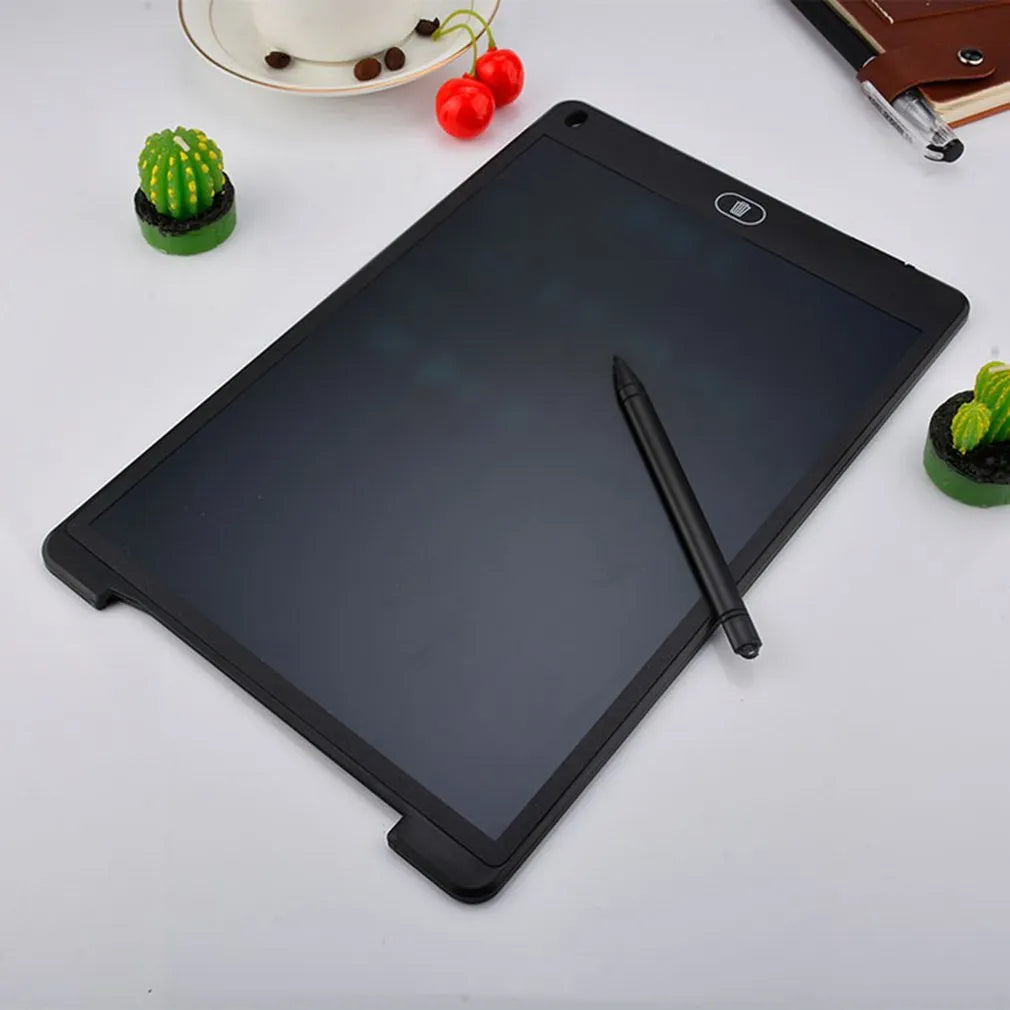 LCD electronic writing board for children with stylus pen on pressure-sensitive screen
