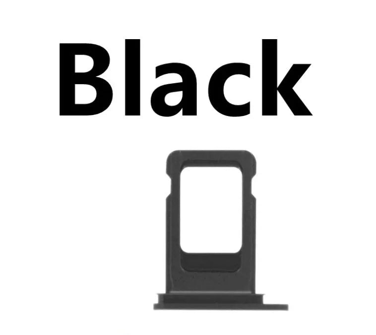 Aluminium alloy SIM card tray for Apple iPhone with electroplated finish and SIM card slot cutout