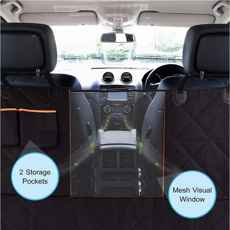 Car anti-dirty simple pet rear dog mat 147x137x40cm cloth cushion for large and medium dogs