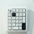 Wireless Bluetooth mechanical numeric keyboard in black and white colour options