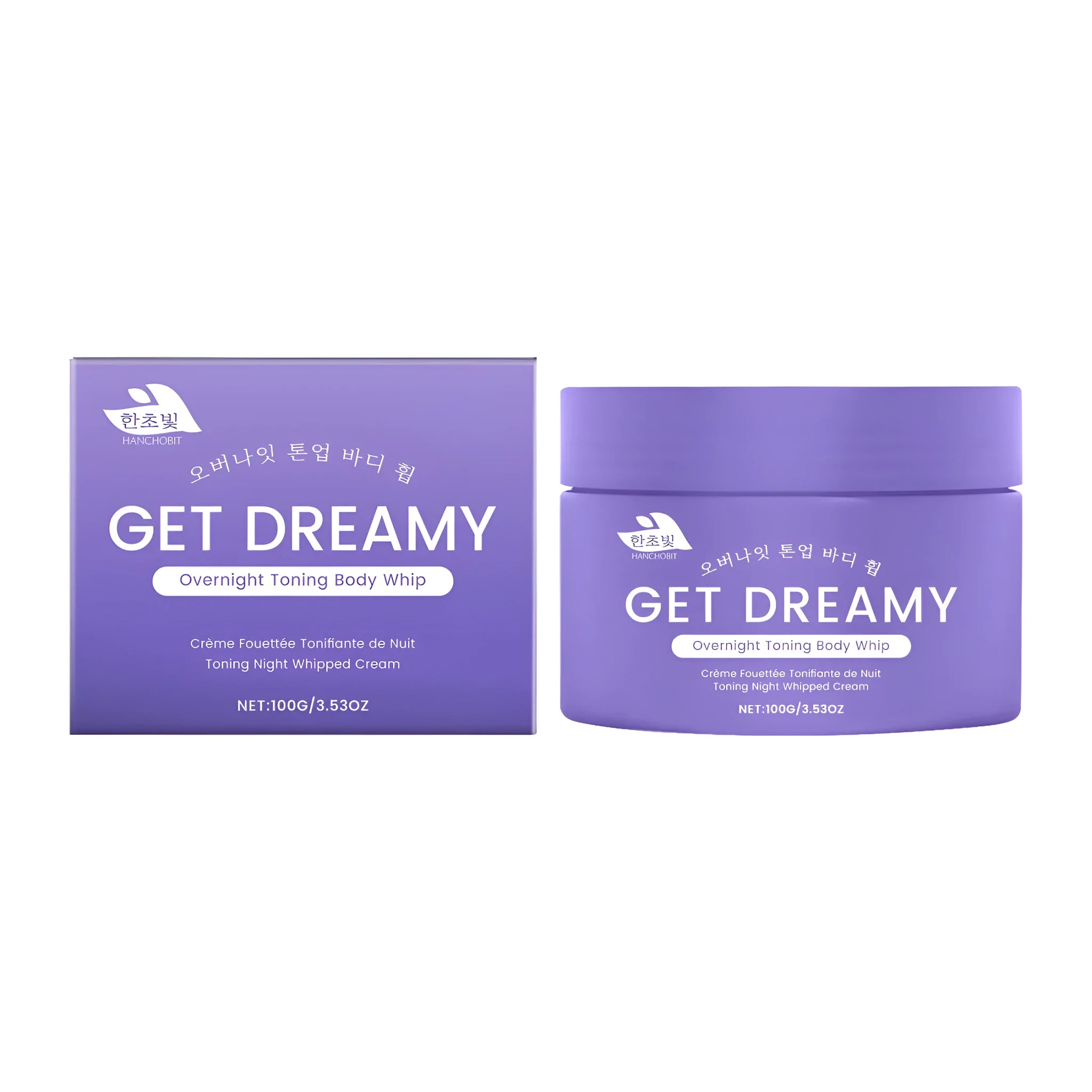 Toning Night Whipped Cream 100g lifting cream jar with a whipped texture for nighttime face care