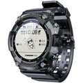 ATTACK 3 IP67 waterproof smartwatch in black with round colour screen on a TPU strap