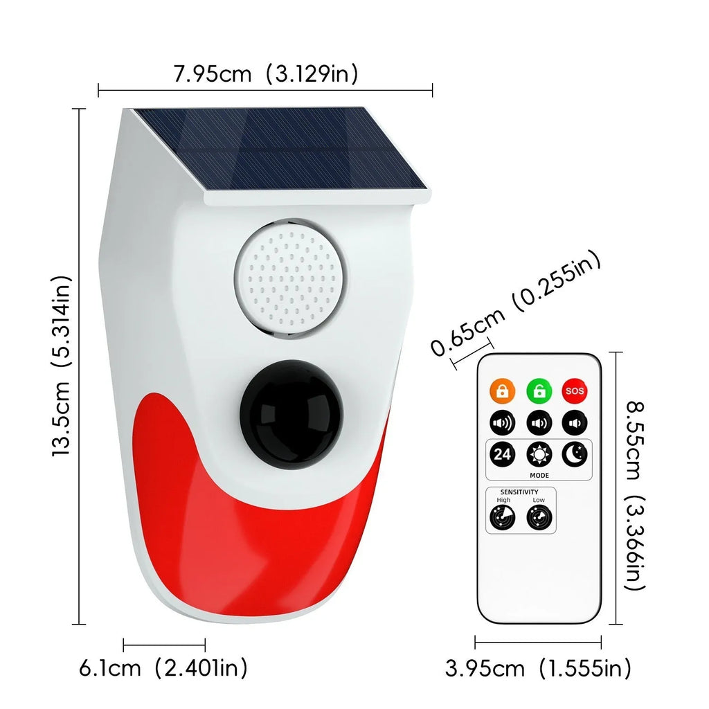 Solar infrared animal drive warning indicator with three model options CT90R CT90Y CT90L and remote control