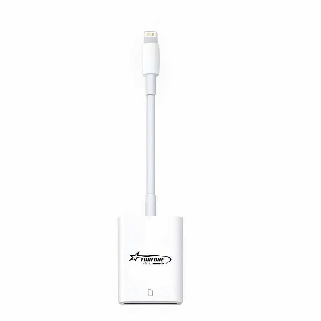 White Type C 3-in-1 adapter with USB 3.0, TF and SD slots, 15.5cm plastic shell for mobile phone