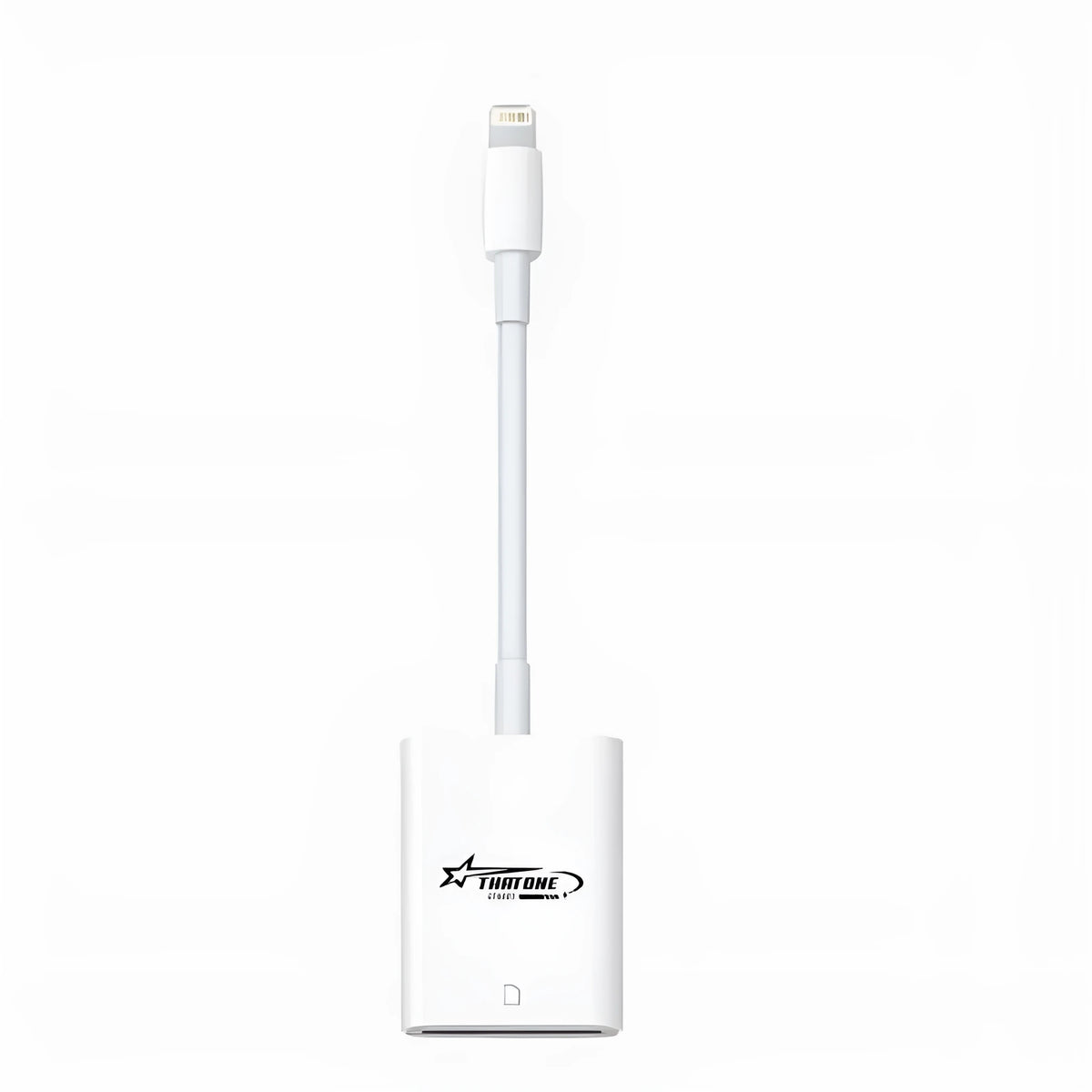 White Type C 3-in-1 adapter with USB 3.0, TF and SD slots, 15.5cm plastic shell for mobile phone