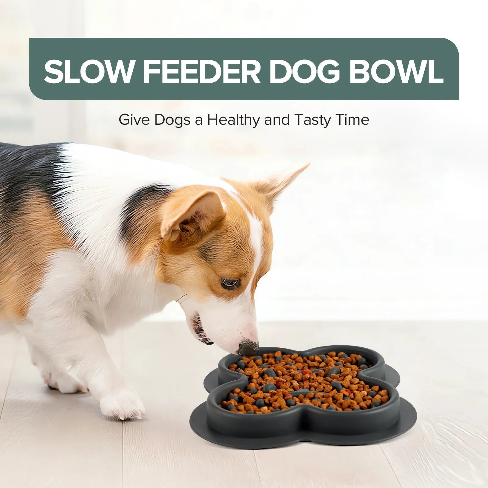 Silicone pet licking pad slow feeder mat with textured surface in assorted colours.