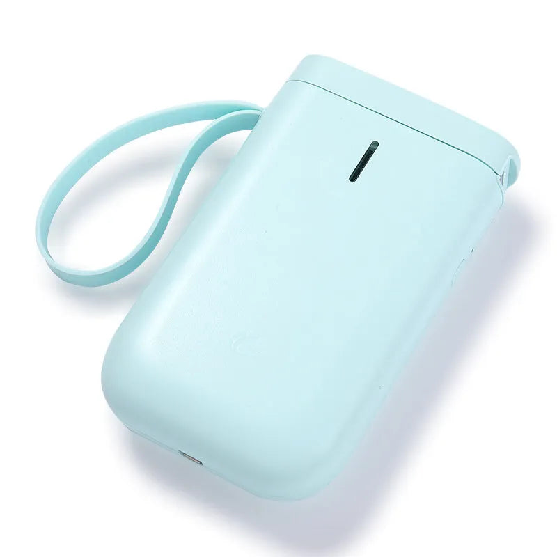 D11 Bluetooth handheld label printer in various colours with thermal paper
