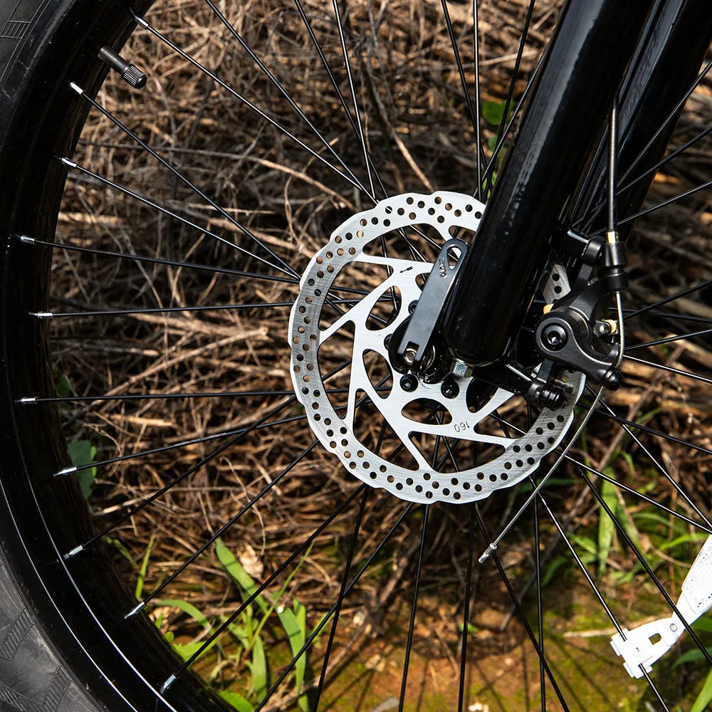 SIVROCK V1 professional electric bike with 26x4.0 fat tyres, 1000W motor, aluminium frame, LCD display and disc brakes