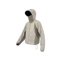 Mesh stitching thin nylon sun protective clothes shown in desert brown, light gray, red, and blue colours.