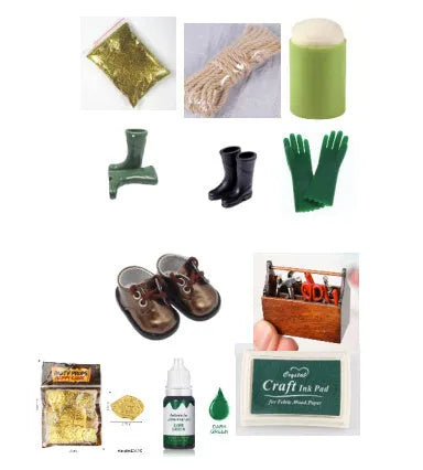 24 bottles of natural food colouring pigments with accessories for cake decorating and crafts
